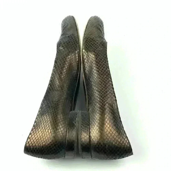 Stuart Weitzman flats 7 leather snakeskin print - Picture 4 of 8